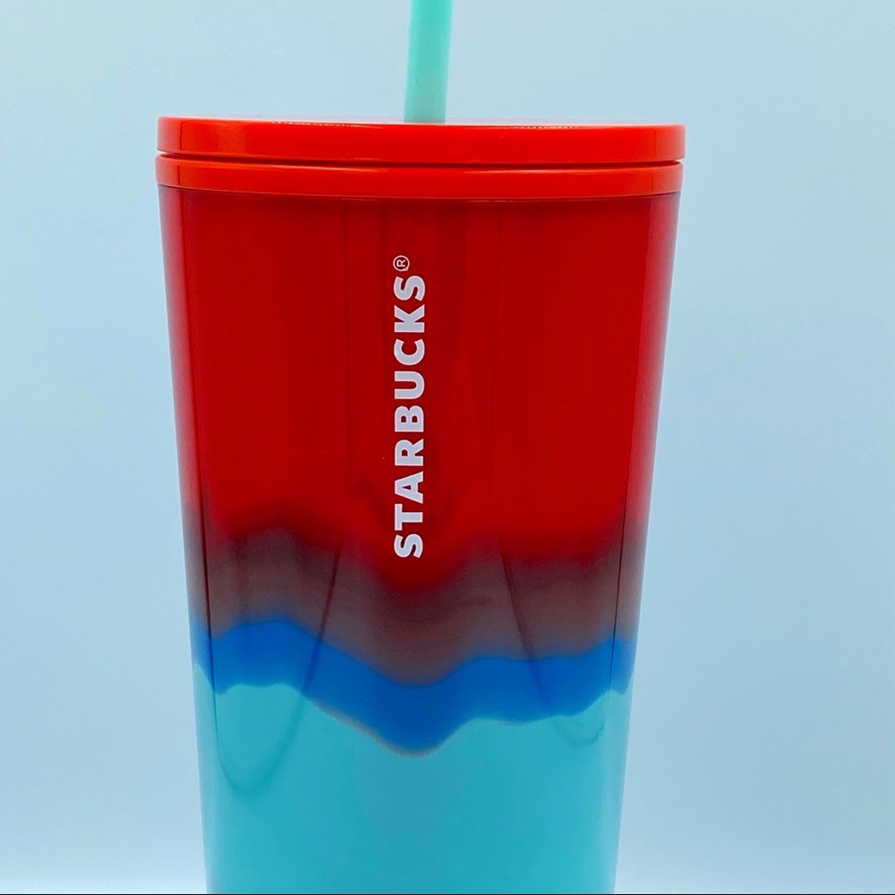 New Starbucks 2021 Summer Color Wave Trio Tumbler - Picture 2 of 7